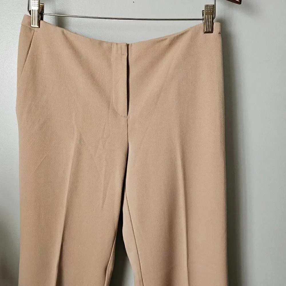 EUC LIKE NEW CHICO'S TAN STRAIGHT SOFT PANTS SIZE 0 / WOMENS SMALL